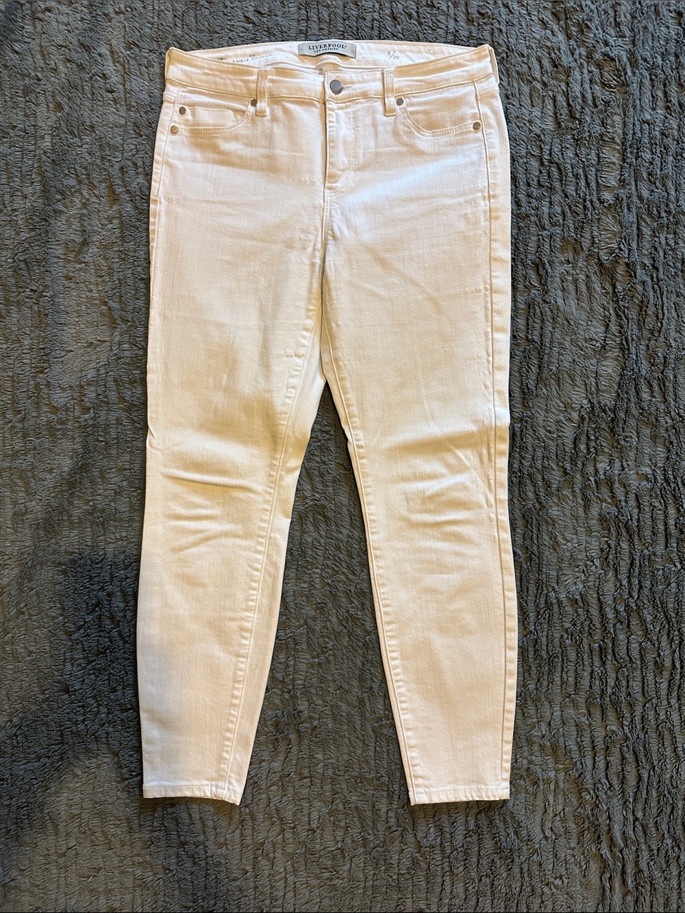 Liverpool White Skinny Jeans for Women